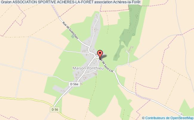 plan association Association Sportive Acheres-la-forÊt Achères-la-Forêt