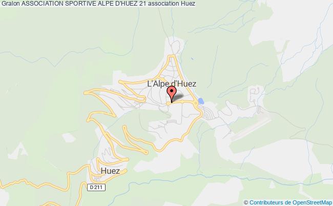plan association Association Sportive Alpe D'huez 21 Huez