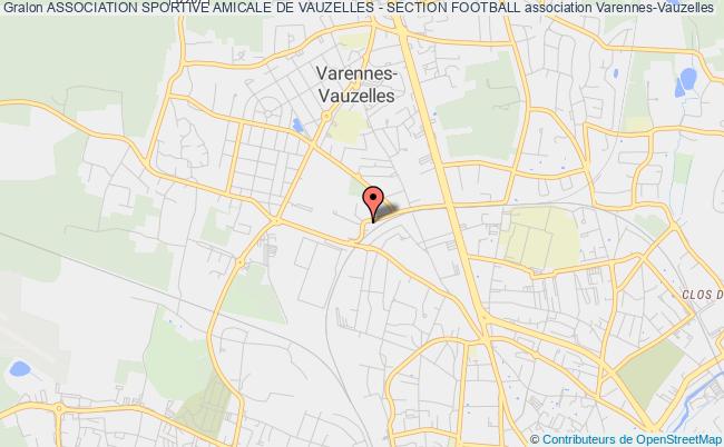plan association Association Sportive Amicale De Vauzelles - Section Football Varennes-Vauzelles