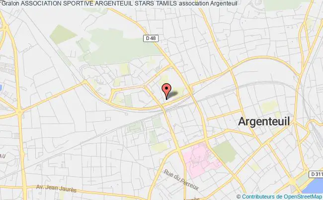 plan association Association Sportive Argenteuil Stars Tamils Argenteuil