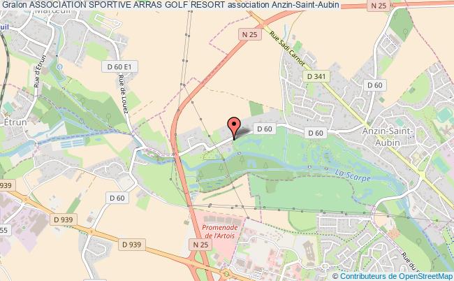 plan association Association Sportive Arras Golf Resort Anzin-Saint-Aubin