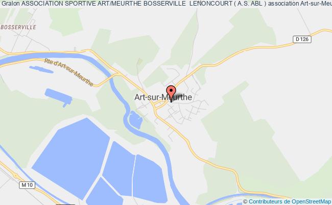 plan association Association Sportive Art/meurthe Bosserville  Lenoncourt ( A.s. Abl ) Art-sur-Meurthe