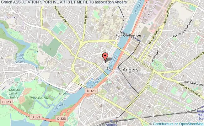 plan association Association Sportive Arts Et Metiers Angers