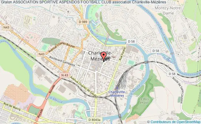 plan association Association Sportive Aspendos Football Club Charleville-Mézières