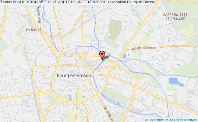 plan association Association Sportive Asptt Bourg En Bresse Bourg-en-Bresse