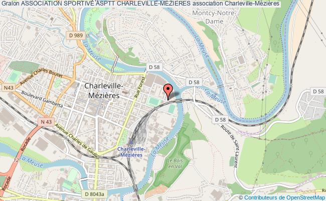 plan association Association Sportive Asptt Charleville-mezieres Charleville-Mézières