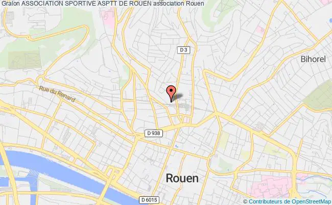 plan association Association Sportive Asptt De Rouen Rouen Cedex 1