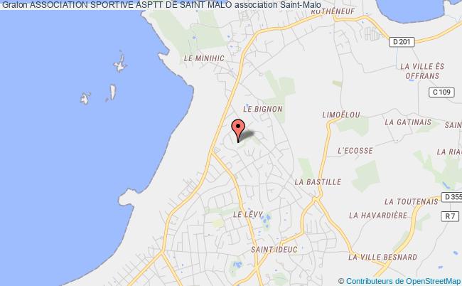 plan association Association Sportive Asptt De Saint Malo Saint-Malo