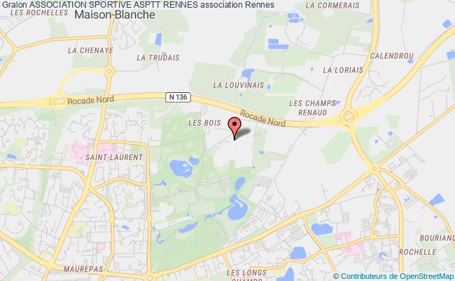 plan association Association Sportive Asptt Rennes Rennes