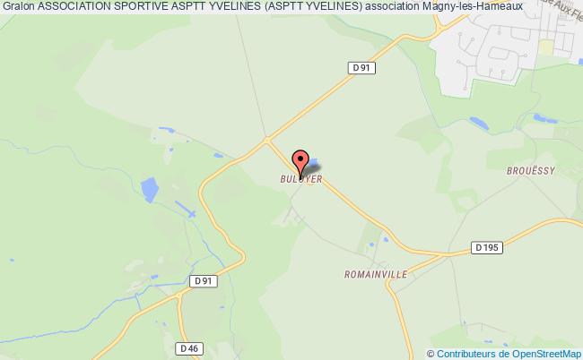 plan association Association Sportive Asptt Yvelines (asptt Yvelines) Magny-les-Hameaux