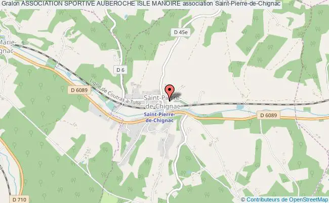 plan association Association Sportive Auberoche Isle Manoire Saint-Pierre-de-Chignac