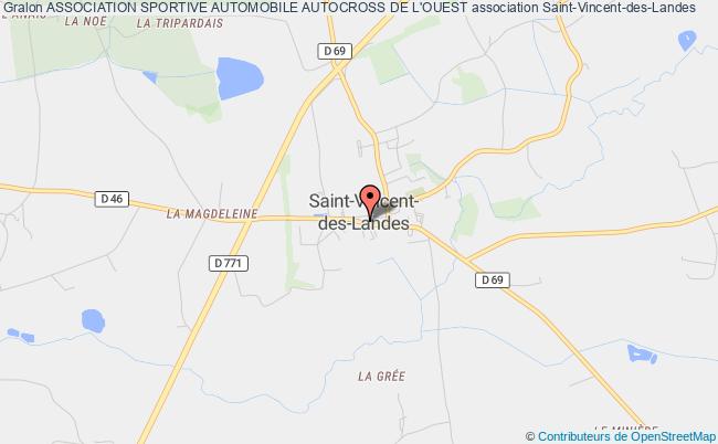 plan association Association Sportive Automobile Autocross De L'ouest Saint-Vincent-des-Landes
