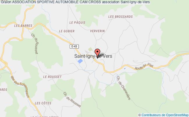 plan association Association Sportive Automobile Cam Cross Saint-Igny-de-Vers