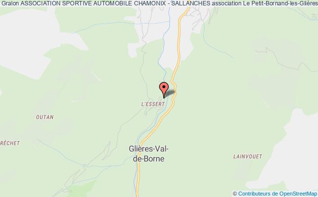 plan association Association Sportive Automobile Chamonix - Sallanches Glières-Val-de-Borne