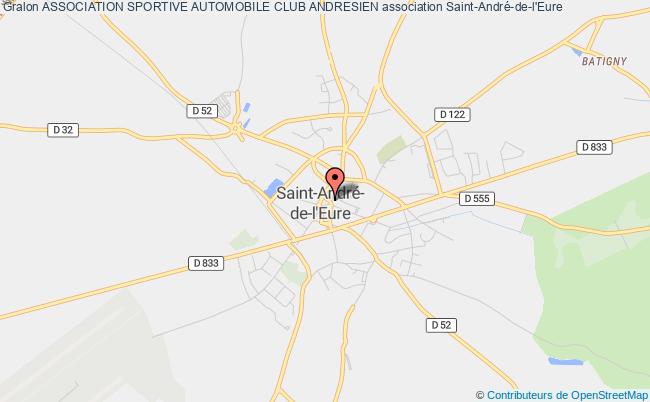 plan association Association Sportive Automobile Club Andresien Saint-André-de-l'Eure