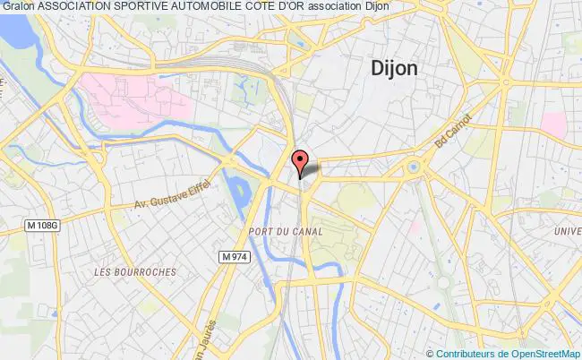 plan association Association Sportive Automobile Cote D'or Dijon