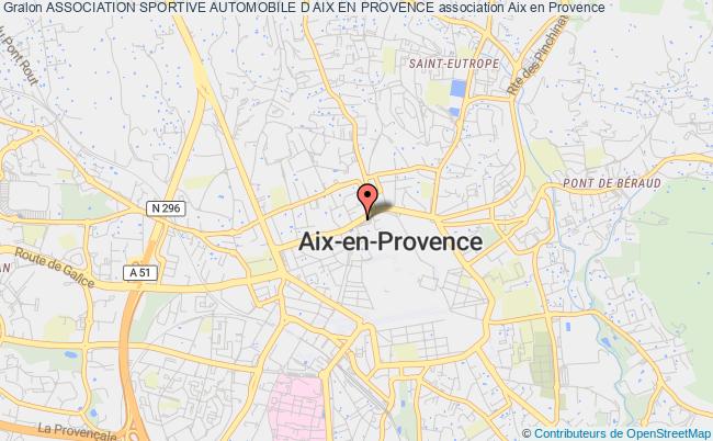 plan association Association Sportive Automobile D Aix En Provence Aix-en-Provence