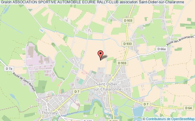 plan association Association Sportive Automobile Ecurie Rally-club Saint-Didier-sur-Chalaronne