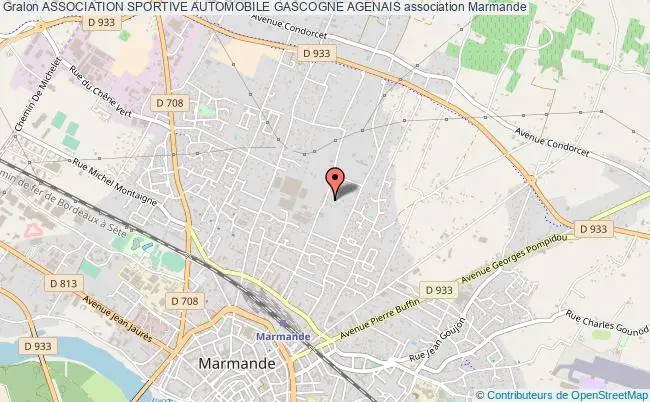 plan association Association Sportive Automobile Gascogne Agenais Marmande