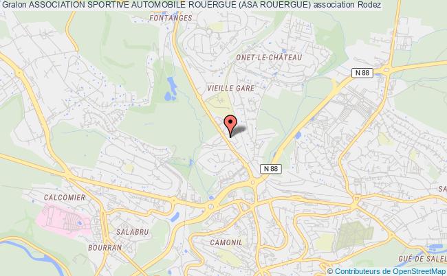 plan association Association Sportive Automobile Rouergue (asa Rouergue) Rodez