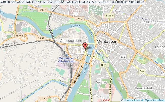 plan association Association Sportive Avenir 82 Football Club (a.s.a.82 F.c.) Montauban
