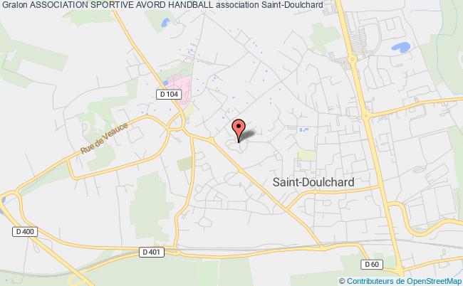 plan association Association Sportive Avord Handball Saint-Doulchard