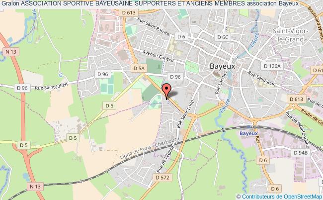 plan association Association Sportive Bayeusaine Supporters Et Anciens Membres Bayeux