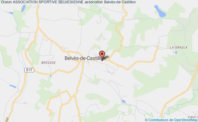 plan association Association Sportive Belvesienne Belvès-de-Castillon