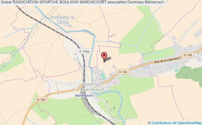 plan association Association Sportive Bouligny-baroncourt Dommary-Baroncourt