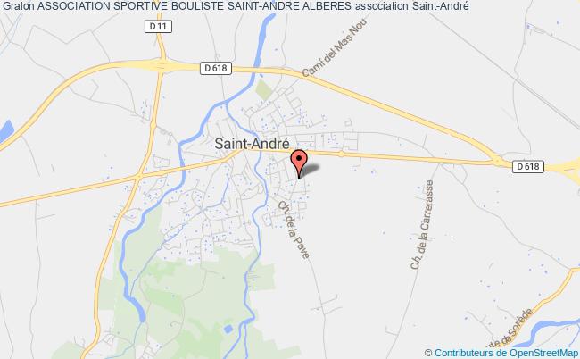 plan association Association Sportive Bouliste Saint-andre Alberes Saint-André