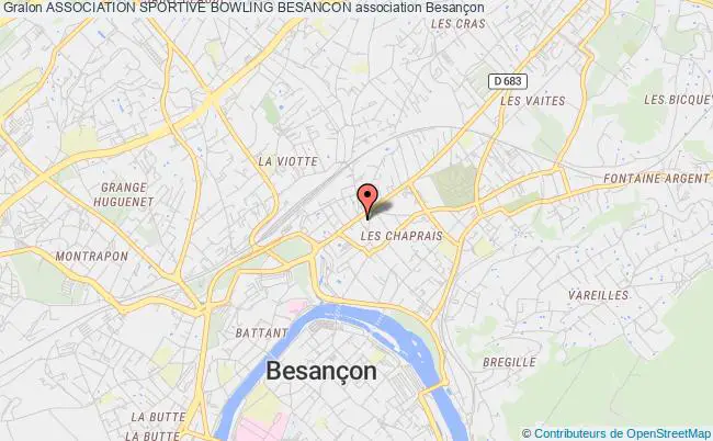 plan association Association Sportive Bowling Besancon Besançon