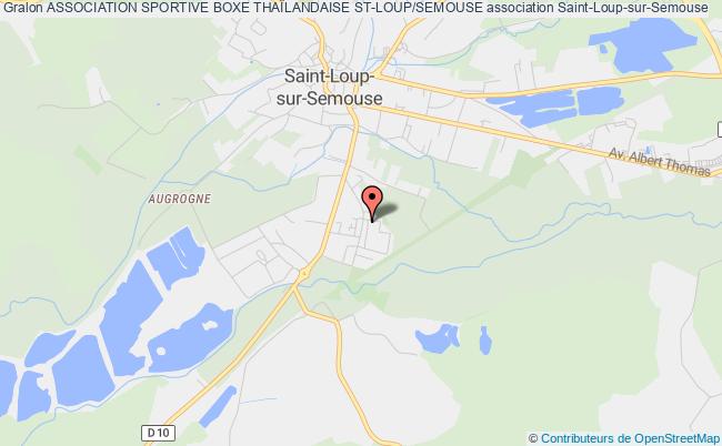 plan association Association Sportive Boxe ThaÏlandaise St-loup/semouse Saint-Loup-sur-Semouse