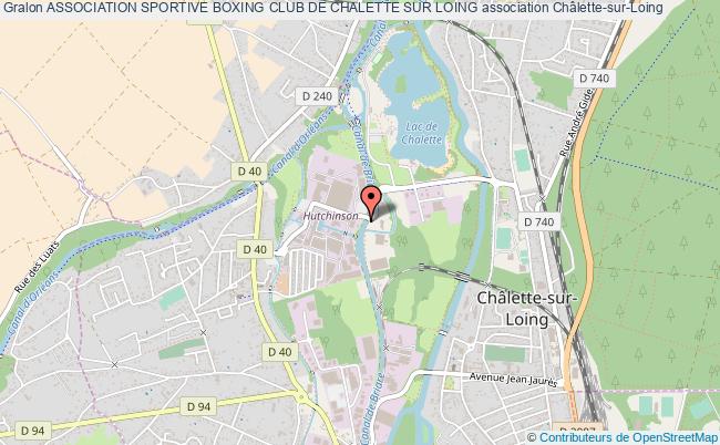 plan association Association Sportive Boxing Club De Chalette Sur Loing Châlette-sur-Loing