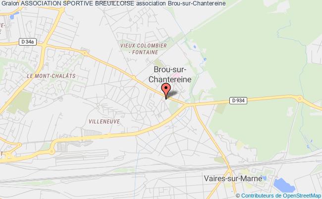 plan association Association Sportive Breuilloise Brou-sur-Chantereine