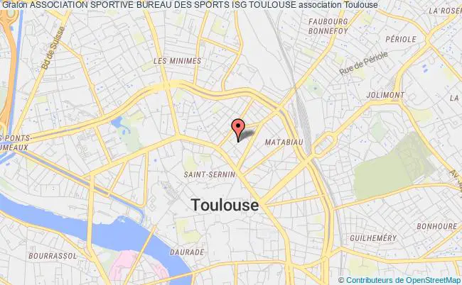 plan association Association Sportive Bureau Des Sports Isg Toulouse Toulouse