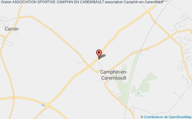 plan association Association Sportive Camphin En Carembault Camphin-en-Carembault