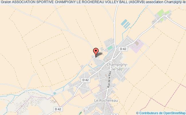 plan association Association Sportive Champigny Le Rochereau Volley Ball (ascrvb) Champigny-le-Sec