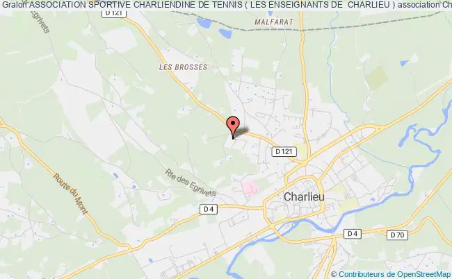 ASSOCIATION SPORTIVE CHARLIENDINE DE TENNIS ( LES ENSEIGNANTS DE  CHARLIEU )