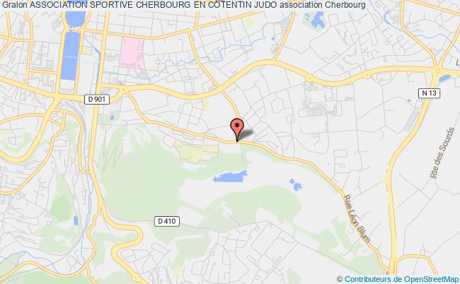 plan association Association Sportive Cherbourg En Cotentin Judo Cherbourg-Octeville