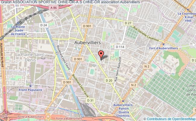 plan association Association Sportive Chne-or-a.s Chne-or Aubervilliers