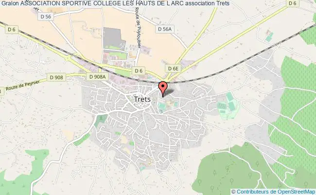 plan association Association Sportive College Les Hauts De L Arc Trets