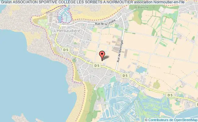 plan association Association Sportive College Les Sorbets A Noirmoutier Noirmoutier-en-l'Île