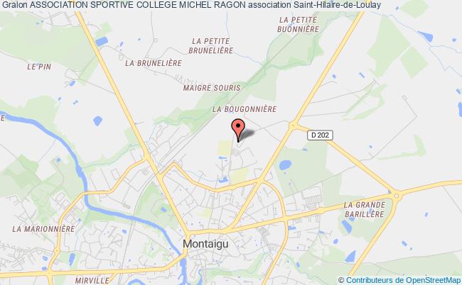 plan association Association Sportive College Michel Ragon Saint-Hilaire-de-Loulay