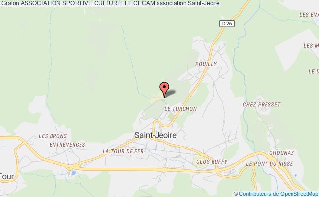 plan association Association Sportive Culturelle Cecam Saint-Jeoire