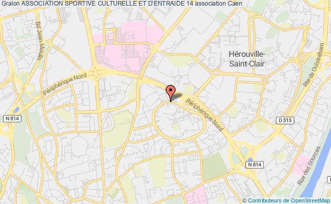 plan association Association Sportive Culturelle Et D'entraide 14 Caen