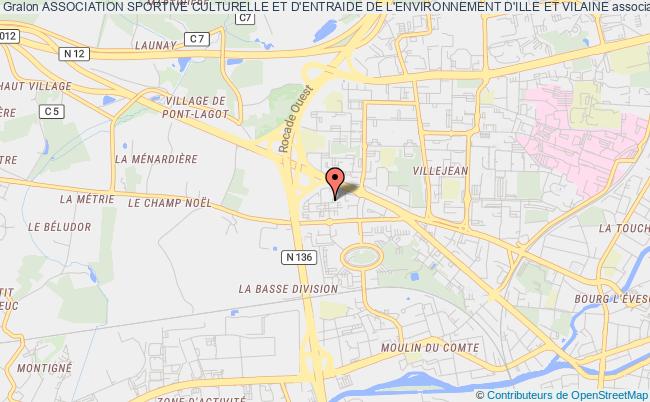 plan association Association Sportive Culturelle Et D'entraide De L'environnement D'ille Et Vilaine Rennes