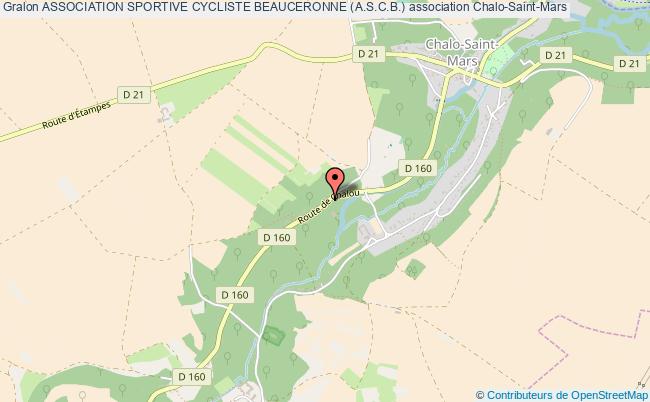 plan association Association Sportive Cycliste Beauceronne (a.s.c.b.) Chalo-Saint-Mars