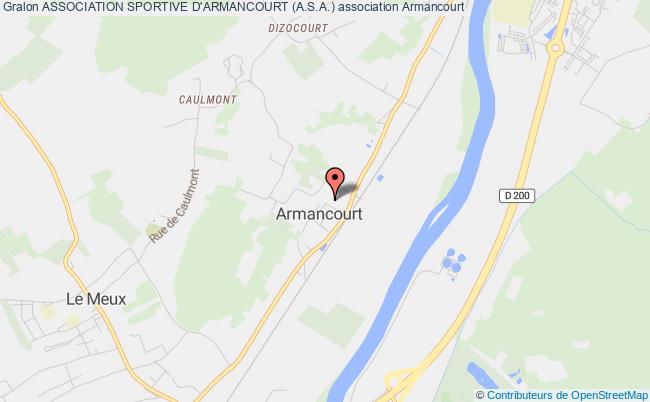 plan association Association Sportive D'armancourt (a.s.a.) Armancourt