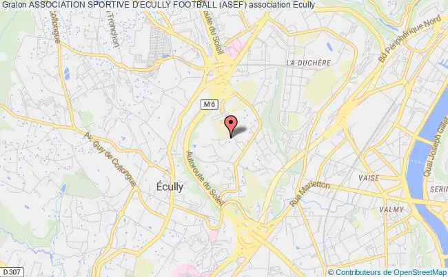 plan association Association Sportive D'ecully Football (asef) Écully