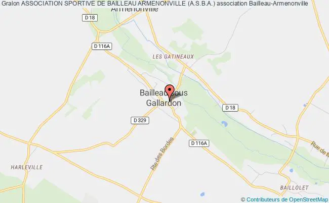 plan association Association Sportive De Bailleau Armenonville (a.s.b.a.) Bailleau-Armenonville